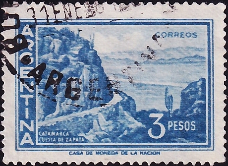 Аргентина 1960 год . Катамарка, Склон Сапата .